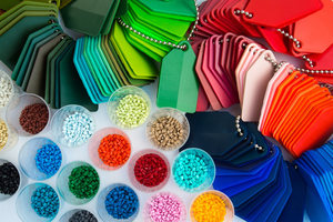 Colorful Recycled Plastic