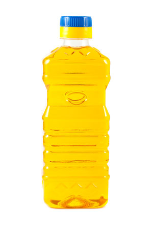 oil bottle made from PET plastic number 1