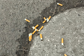 ocean pollution cigarette butts