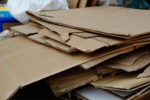 recycling cardboard