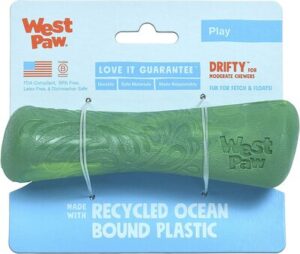 Drifty Seaflex Dog Toy - Large, Emerald