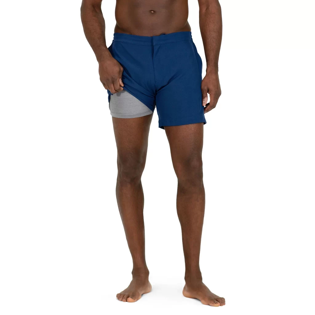 recycled polyester swimming trunks