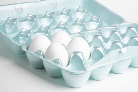 eggs in Styrofoam carton