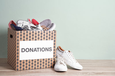 donating your shoes