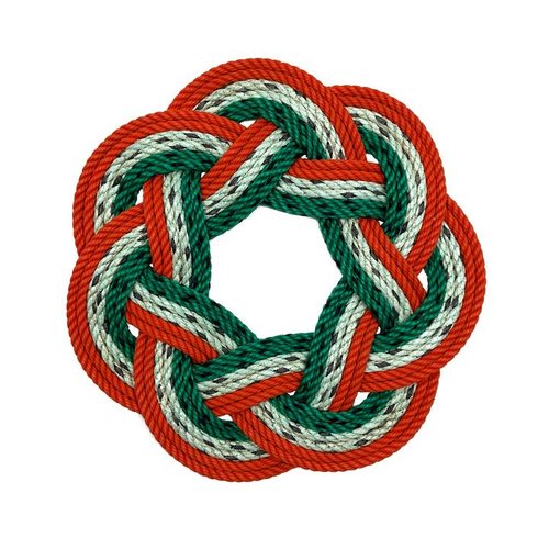 Upcycled rope Celtic Knot Wreath