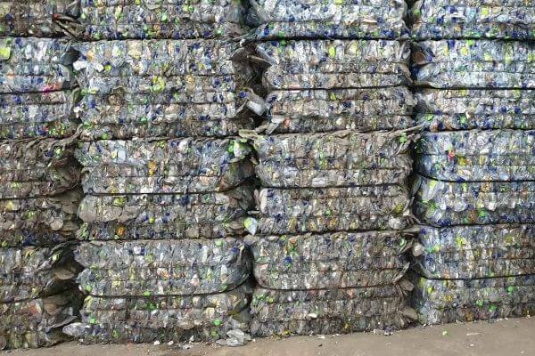 recycled PET bottles