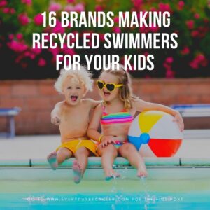 Childrens recycled swimwear