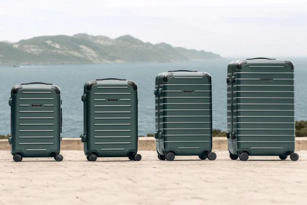 Sizes of Solgaard recycled suitcases