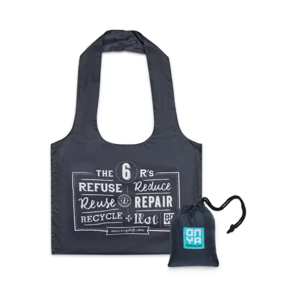 Recycled Polyester Tote Bag Charcoal
