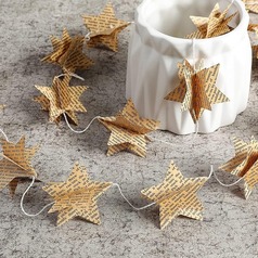 Recycled paper decorations